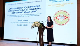 Ứng dụng khoa học công nghệ nâng cao hiệu quả sử dụng năng lượng trong ngành công nghiệp mỏ